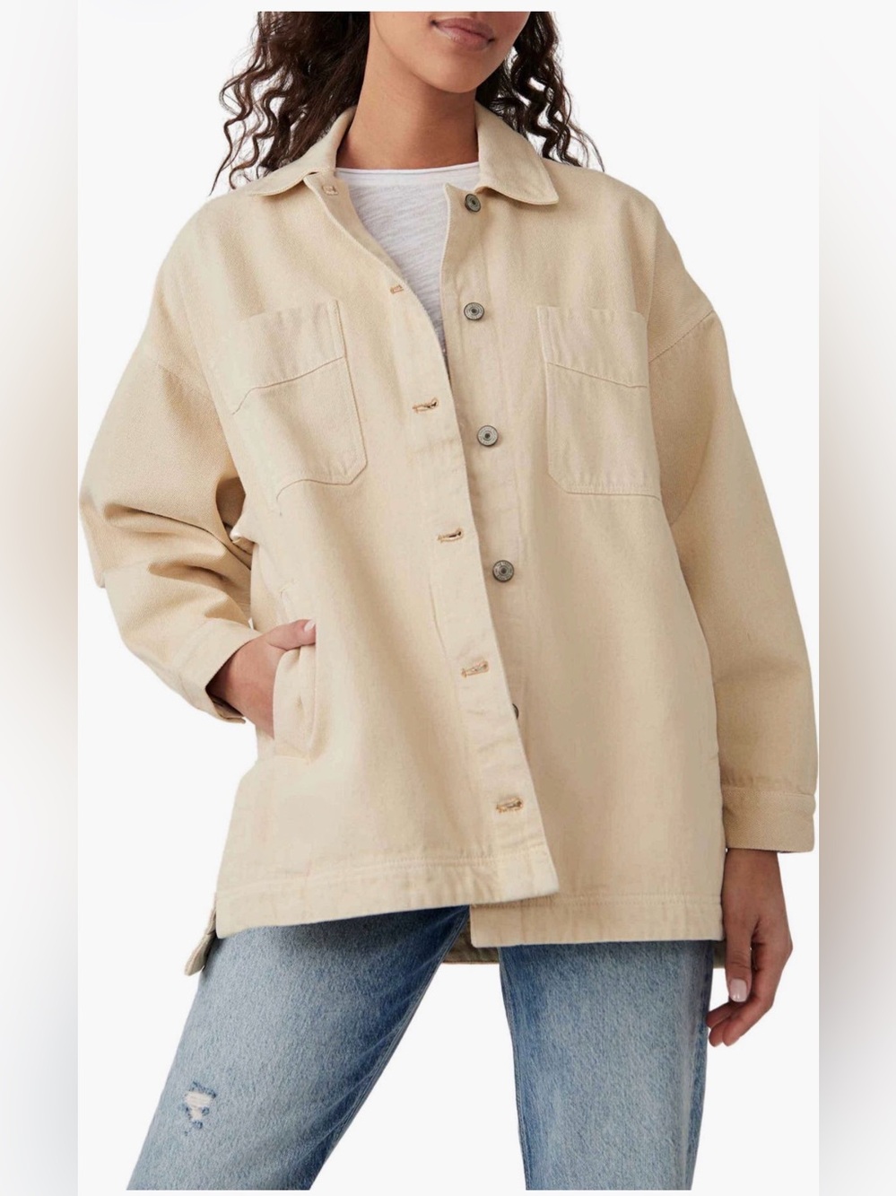 Free People We the Free Madison City Twill Jacket